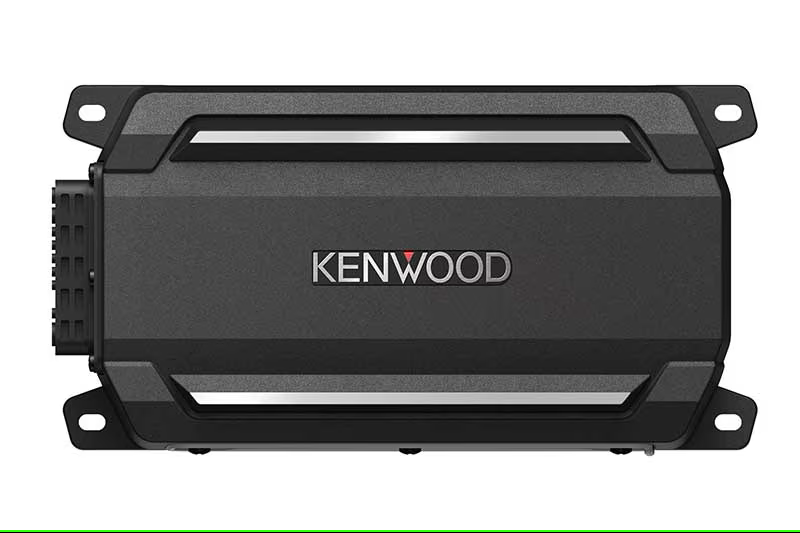 Kenwood - KAC-M5014 - IP67/IP66  Waterproof 4-Channel Compact Power Amplifier, ASTM B117 Salt Spray Certified,  High-Pass & Low-Pass Filters (50-200Hz),75W x 4 @ 2-ohms, 150W x 2 Bridged Power