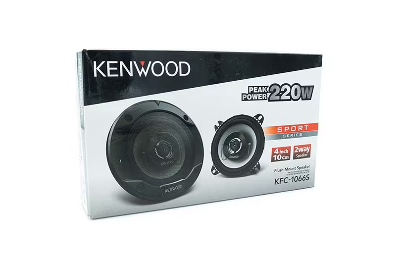 Kenwood - KFC-1066S - 4" 2-Way Speaker System, 220W Max Power