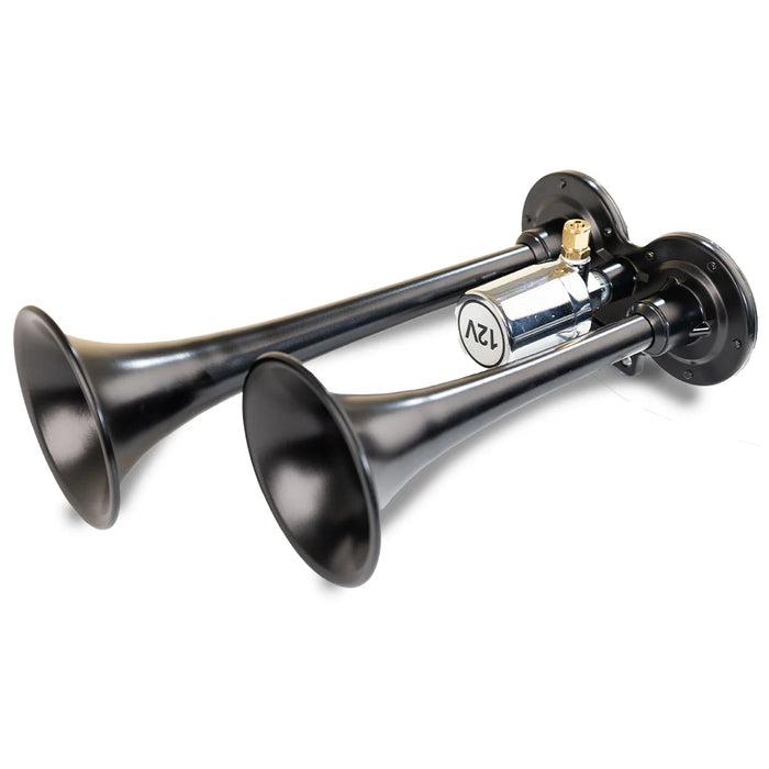 Kleinn - 101 - Compact black dual zinc alloy air horn