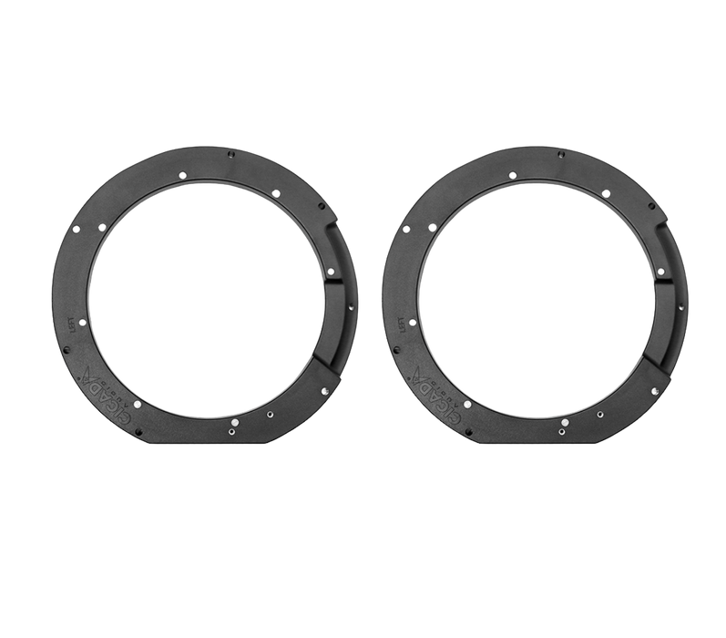 Cicada Audio - 14HDRING10 - H-D® 2014-2023 10-inch MidBass Ring and Grills - Matched Pair