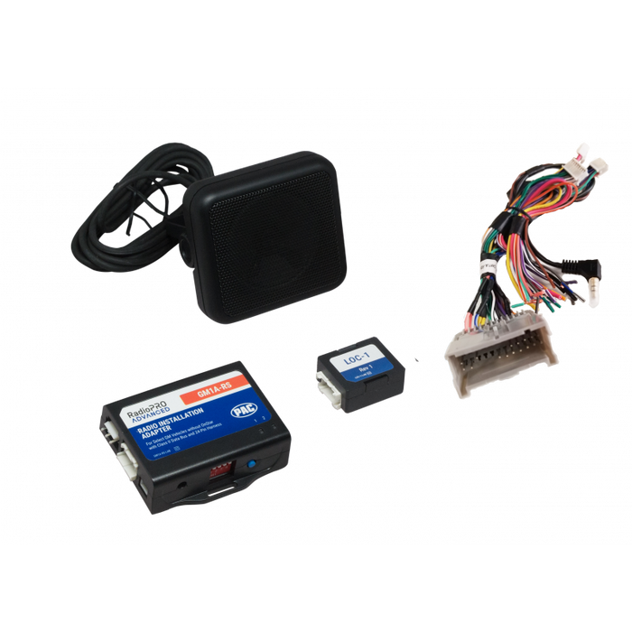 PAC - GM1A-RS - ***Serialized*** RadioPRO Advanced Radio installation Adapter for GM Class-2 Vehicles. Retains Chimes Steering wheel controls and factory