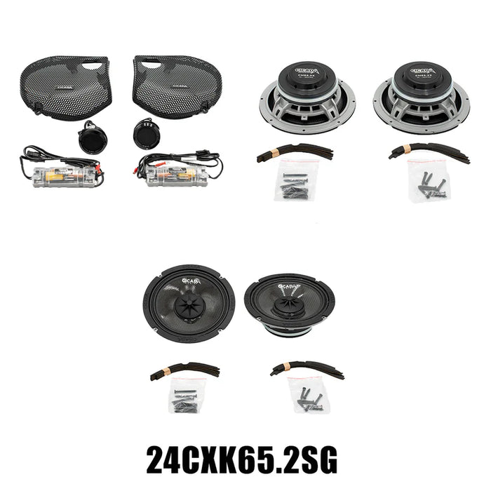 Cicada Audio - 24CXK65.2SG - Component 6.5-inch Kit w/RR05T