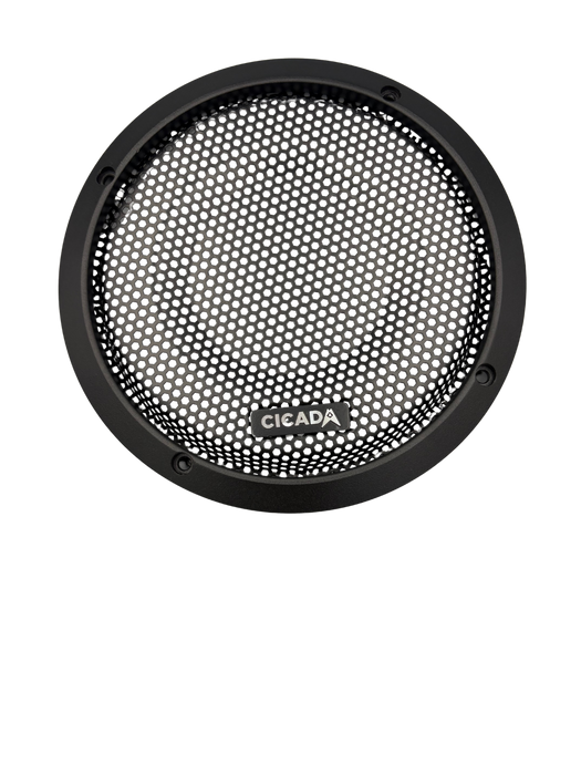 Cicada Audio - CBG65L - 6.5-inch Lip Style Machined Billet Grill - BLACK - PR