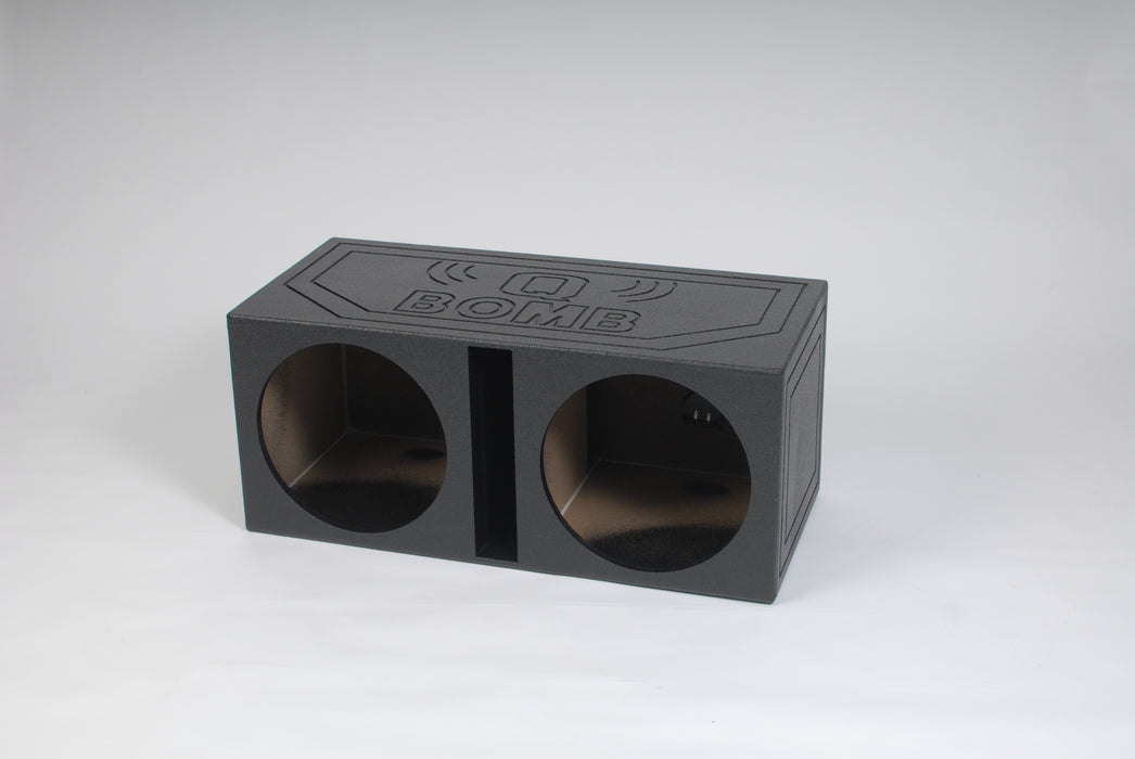 Q-Power Q Bomb coated bedliner  - QBOMB15V - 2hole 15  Vented Finished w/Bed Liner