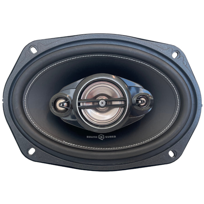 SoundQubed - HDS-CX69 - 3-way 6x9" coaxial speaker - 4 ohm - 60w/180w - with grills