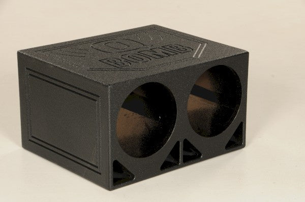 Q-Power Q Bomb coated bedliner  - QBOMB10TB - 2hole 10  Triangle Ported Finished w/Bed Liner
