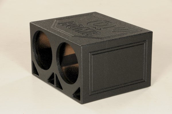 Q-Power Q Bomb coated bedliner  - QBOMB10TB - 2hole 10  Triangle Ported Finished w/Bed Liner