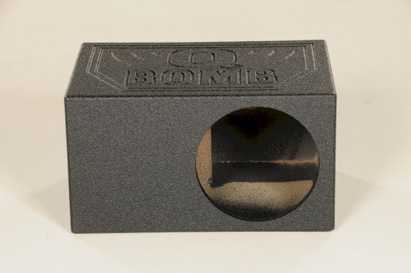 Q-Power Q Bomb coated bedliner  - QBOMB10VLSINGLE - Single 10  Side Ported Finshed w/Bed Liner
