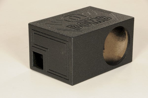Q-Power Q Bomb coated bedliner  - QBOMB10VLSINGLE - Single 10  Side Ported Finshed w/Bed Liner