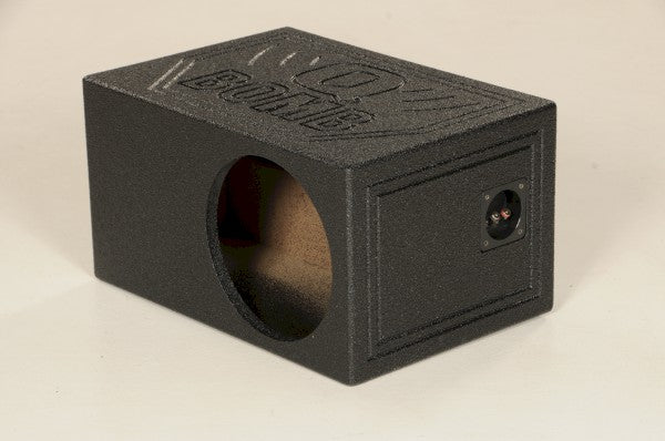 Q-Power Q Bomb coated bedliner  - QBOMB10VLSINGLE - Single 10  Side Ported Finshed w/Bed Liner