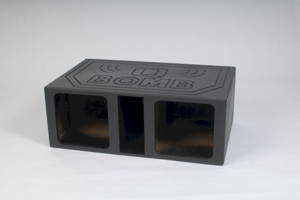 Q-Power Q Bomb coated bedliner  - QBOMB12VLSQ - 2hole 12  Vented Extra Large with SQ Holes Finished w/Bed Liner