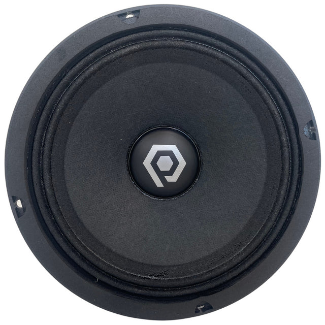 SoundQubed - HDX-PA65M-8 - 6.5" midrange with dome cap - 1.5" 8 ohm Voice Coil - 300w/600w Frequency Response 100Hz - 8KHz