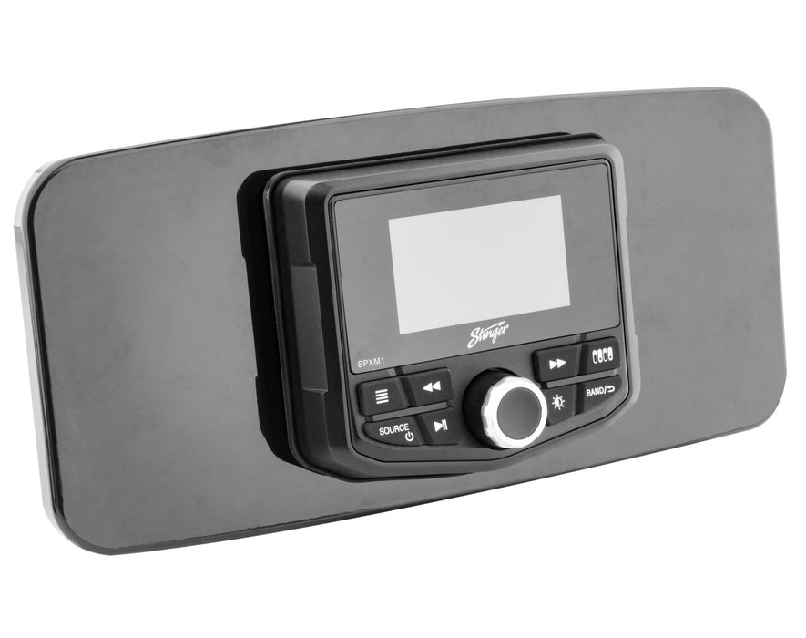 Stinger - SEADASH3B - ***Serialized*** UNIVERSAL MARINE 3" RADIO KIT - BLACK FINISH FITS ALL 3" GAUGE RADIOS. WORKS WITH SPXM1
