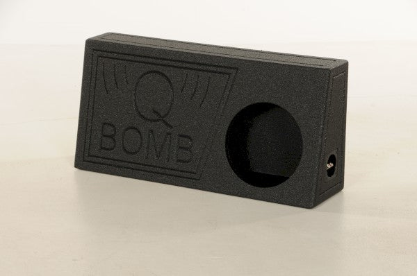 Q-Power Q Bomb coated bedliner  - QBTRUCK110VENTED - Single 10  Side Ported Truck Behind Seat Finished w/Bed Liner