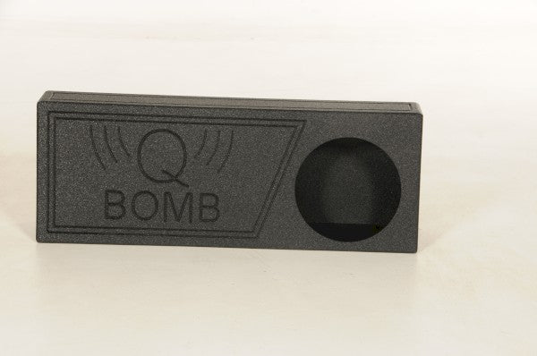 Q-Power Q Bomb coated bedliner  - QBTRUCK112VENTED - Single 12  Side Ported Truck Behind Seat Finished w/Bed Liner