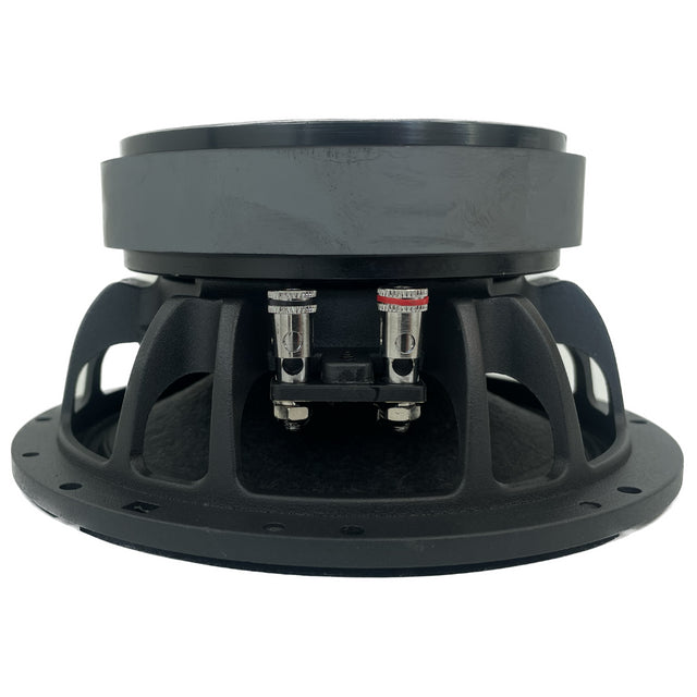 SoundQubed - HDX-PA65M-8 - 6.5" midrange with dome cap - 1.5" 8 ohm Voice Coil - 300w/600w Frequency Response 100Hz - 8KHz