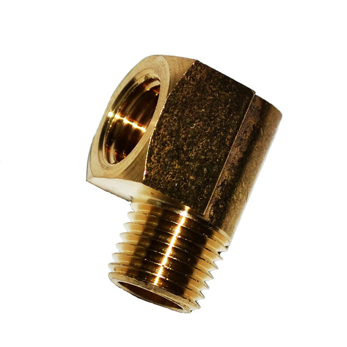 Kleinn - 51414NPTL - Brass Elbow adapter - 1/4 Inch M NPT to 1/4 Inch F NPT