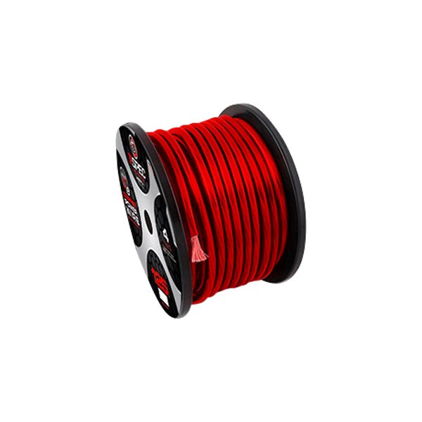 T-SPEC - V12PW-4100 - 4 AWG 100FT MATTE RED OFC POWER WIRE - v12 SERIES