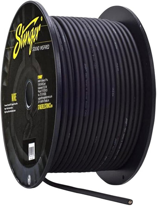 Stinger - SPW18TB - 8 GA BLACK POWER WIRE PRO 250FT