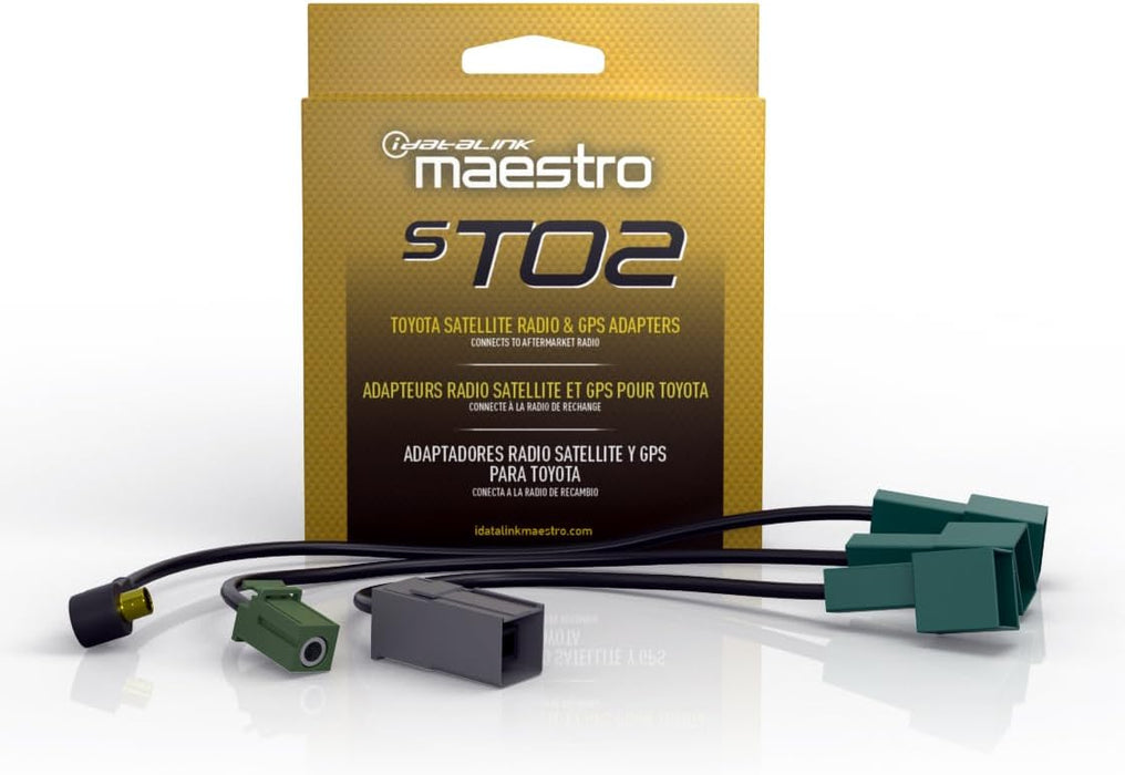 Maestro - ACC-SAT-TO2 - Satellite & GPS adapter for select Toyota vehicles.  Compatible with MSR, MSW, MRR & MRR2