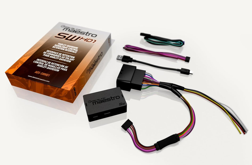 Maestro - ADS-SW-HD1 - Handlebar button interface module compatible with select Harley-Davidson models 1996-2013