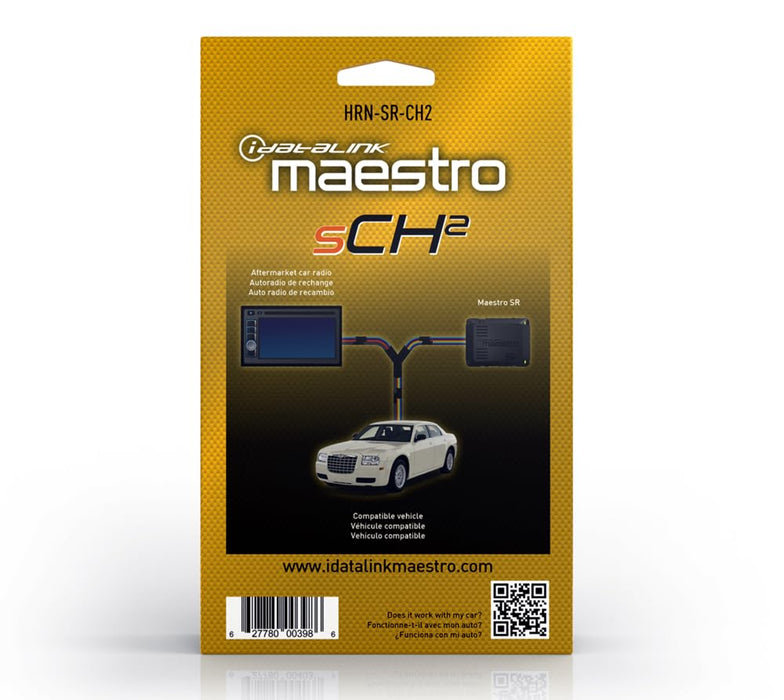 Maestro - HRN-SR-CH2 - MSR compatible radio replacement harness for select Chrysler, Dodge, and Jeep vehicles 2004 and up