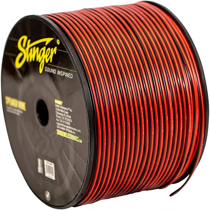 Stinger - SPW516RB - 16 GA RED BLACK SPEAKER WIRE 1000FT