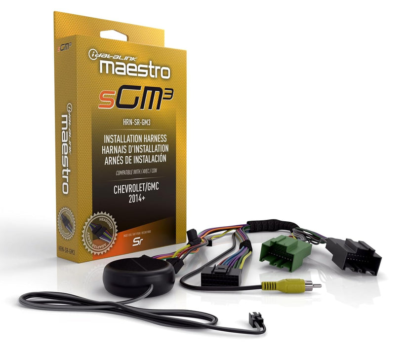 Maestro - HRN-SR-GM3 - MSR compatible radio replacement harness for select 2014 & up GM vehicles