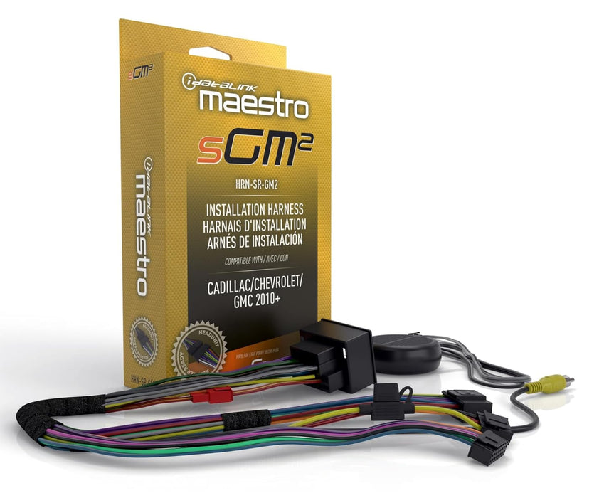 Maestro - HRN-SR-GM2 - MSR compatible radio replacement harness for select 2010 & up GM vehicles