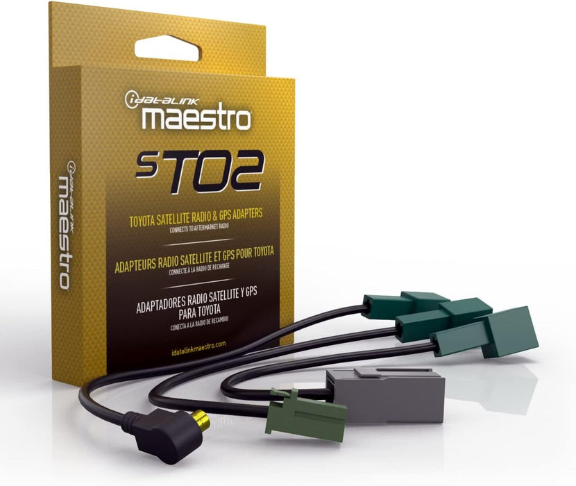Maestro - ACC-SAT-TO2 - Satellite & GPS adapter for select Toyota vehicles.  Compatible with MSR, MSW, MRR & MRR2