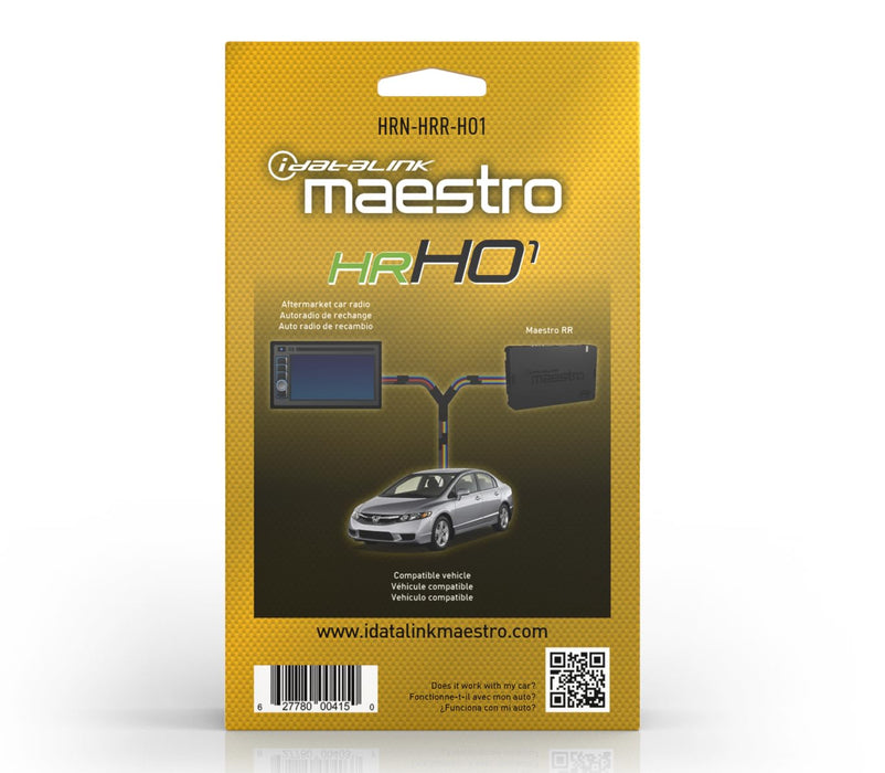 Maestro - HRN-HRR-HO1 - Radio replacement T-harness for select Honda vehicles 2009 and up