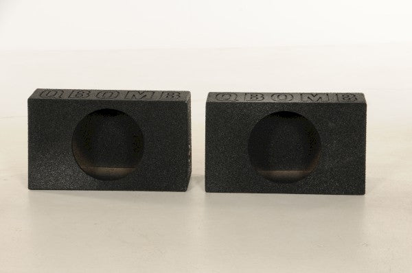 Q-Power Q Bomb coated bedliner  - QBTRUCK112(1PR) - (1 Pair) Single 12  Sealed Truck Behind Seat Finished w/Bed Liner