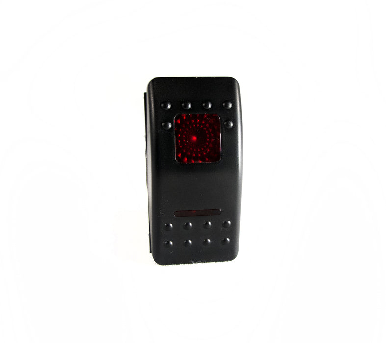 RaceSport - RS-RP12VR - LED Rocker 12-Volt On/Off Switch (Red)