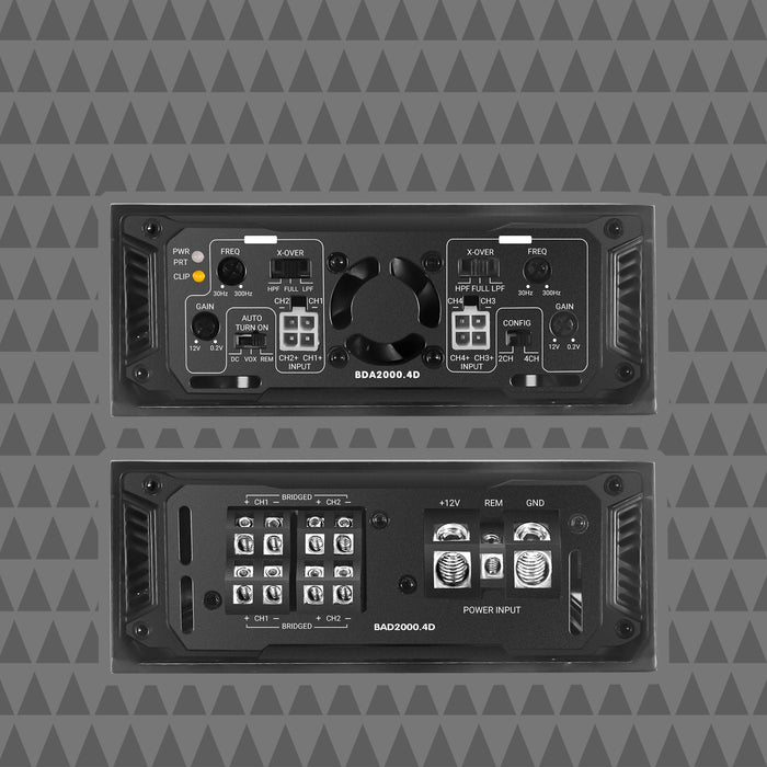 Cicada - BDA2000.4D - Big Power/Small Package 4 X 500 WRMS@ 2Ω 4 X 325 WRMS@ 4Ω