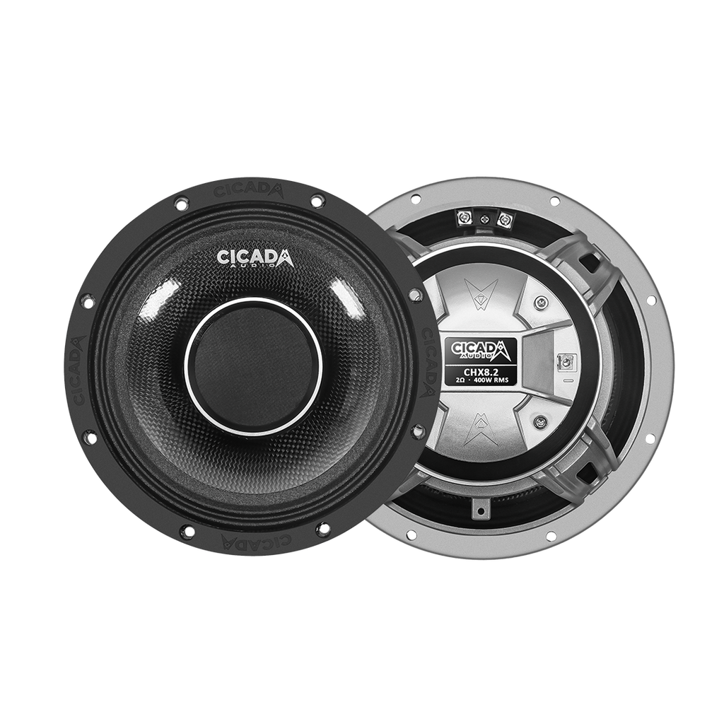 Cicada Audio - CHX8.2 - Pro Coaxial Horn - Carbon Matrix Cone 8.0