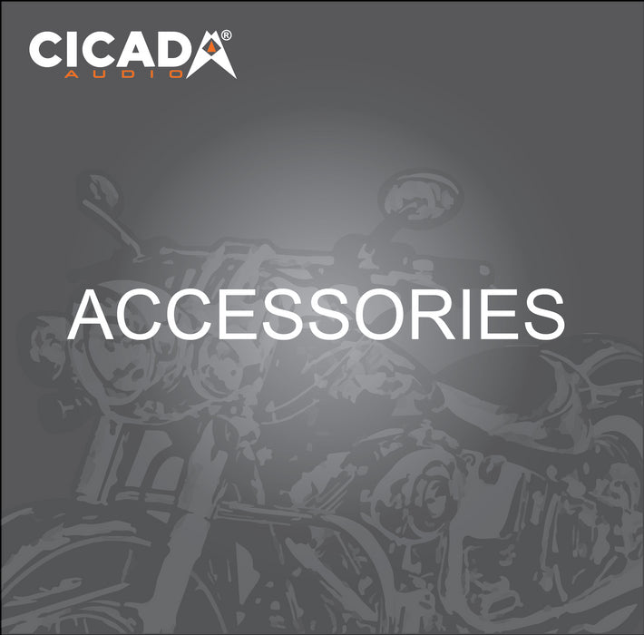 Cicada - HDFiMY - This is the easiest way to connect Cicada Amplifiers IN Fairing for a Bridged Output - to BAGS - 8 Ft Long STEREO/BRIDGED