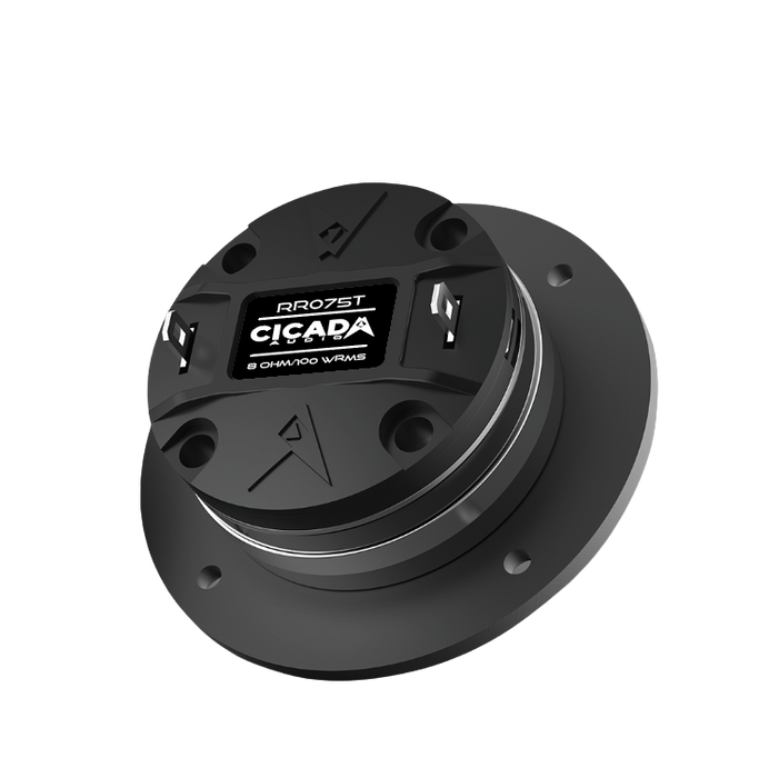 Cicada Audio - RR075T - 0.75-inch Titanium Shallow Horn - 4Ω - Pair
