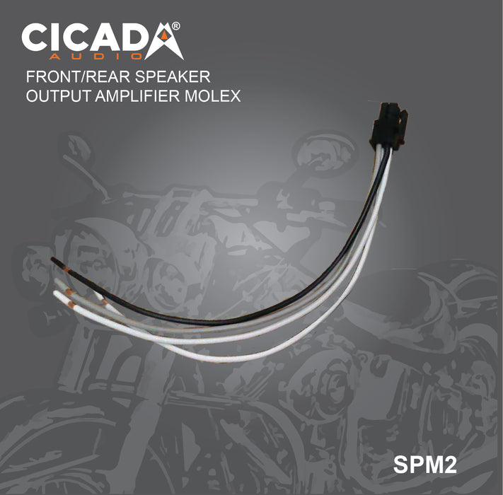 Cicada - SP2oM - Front/Rear Speaker Output Molex for DSP125.4D/DSP150.4D CX150.4D/CX250.2D