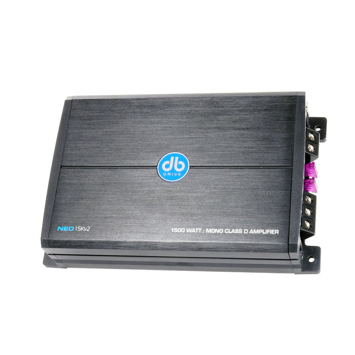 DB Drive - NEO1.5KV2 - 1500 WATT x 1 @ 1 OHM MINI CLASS D AMP