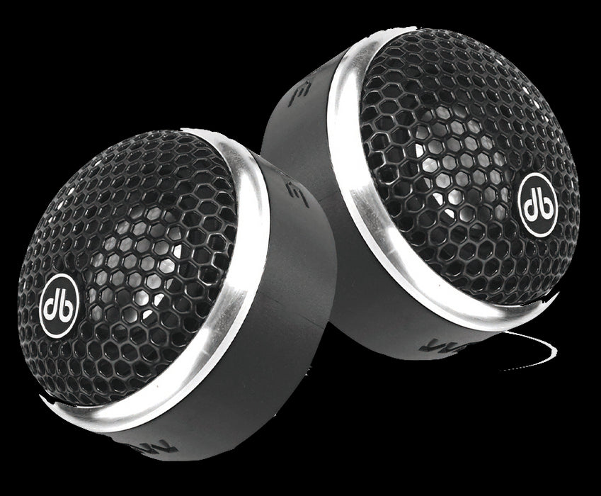 DB Drive - WDX1TW-MOTO - 1" ALUMINUM HIGH EFFICICIENCY DOME TWEETERS W/SILK SURROUND & RESONANCE CHAMBER, DESIGNED FOR POWER-SPORTS APPLUCATIONS