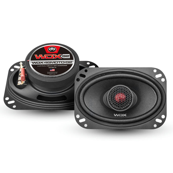 DB Drive - WDX46MOTO-G2 - 4 X 6" 2-WAY WEATHER RESISTANT LOUDSPEAKER (New 2023)