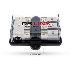 DB Link - MANLFB438X - 4 GA N (3)-8 GA OUT MINI ANL FUSE BLOCK