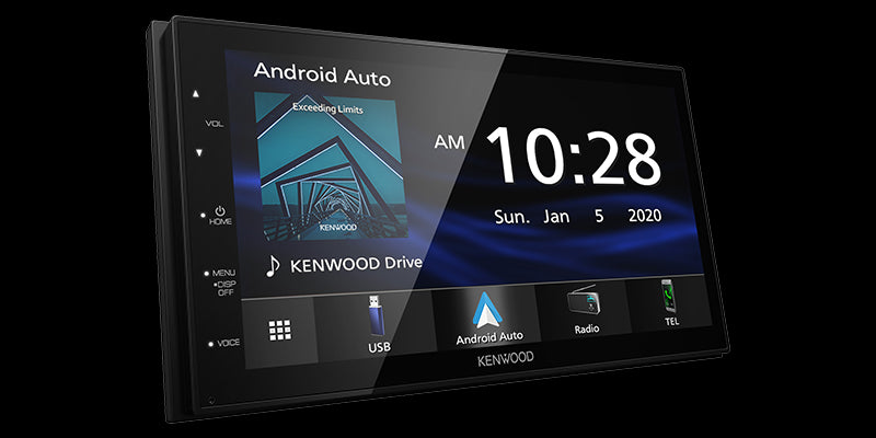 Kenwood - DMX4707S - 6.8" Capacitive Screen Media Receiver, Car Play Ready,  Android Auto Ready, Wired Mirroring for