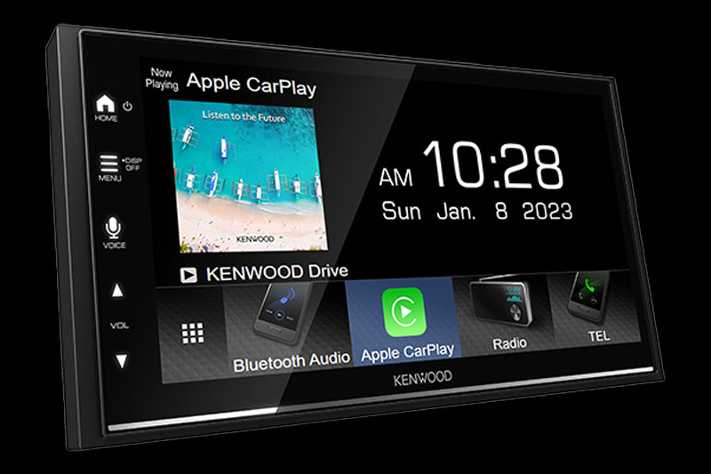 Kenwood - DMX7709S - 6.8" Capacitive Screen Media Receiver, Car Play Ready,  Android Auto Ready, Mirroring for Android Phones (USB), HDMI Input, Rear USB, Front & Rear Camera Inputs, 3Preouts (4V), iDatalink Maestro Ready, SXM Ready