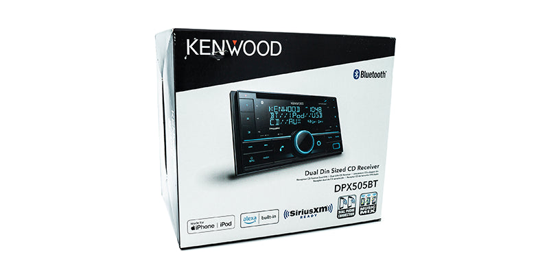 Kenwood - DPX505BT - CD Receiver, Bluetooth, Alexa Built-in, Alexa wake word enabled,  Front USB & AUX, Variable Illumination, SiriusXM Ready, (3)2.5V RCA Preouts, Remote APP ready