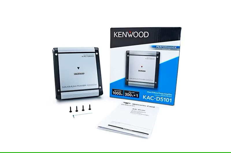 Kenwood - KAC-D5101 - Class D Mono Power Amplifier with LPF, 1000W Max Power