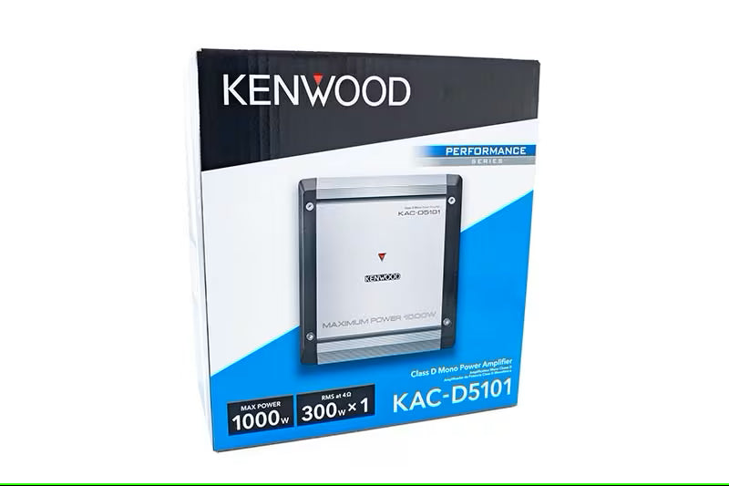 Kenwood - KAC-D5101 - Class D Mono Power Amplifier with LPF, 1000W Max Power