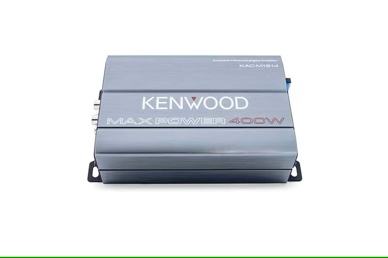 Kenwood - KAC-M1814 - 4 Channel Compact Power Amplifier, Conformal Coated,  400W Max Power