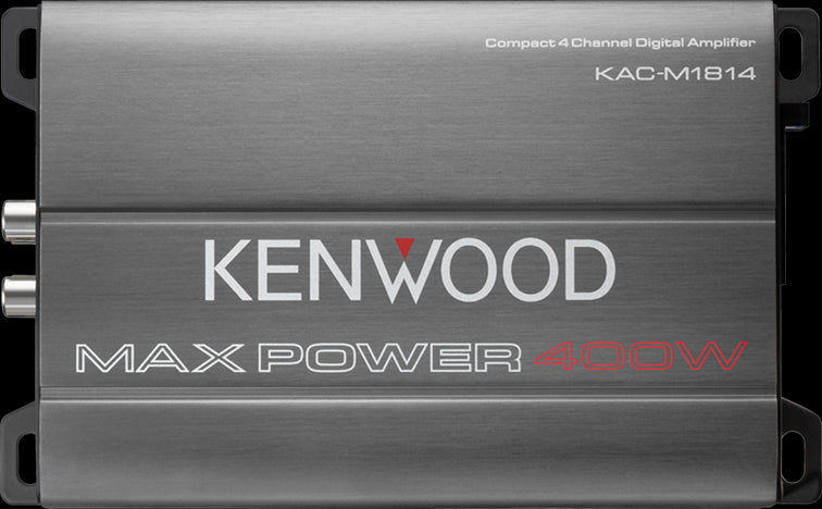 Kenwood - KAC-M1814 - 4 Channel Compact Power Amplifier, Conformal Coated,  400W Max Power