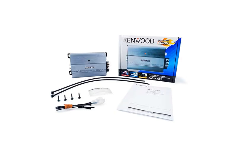 Kenwood - KAC-M3001 - Compact Mono Power Amplifier, Conformal Coated,  400W Max Power